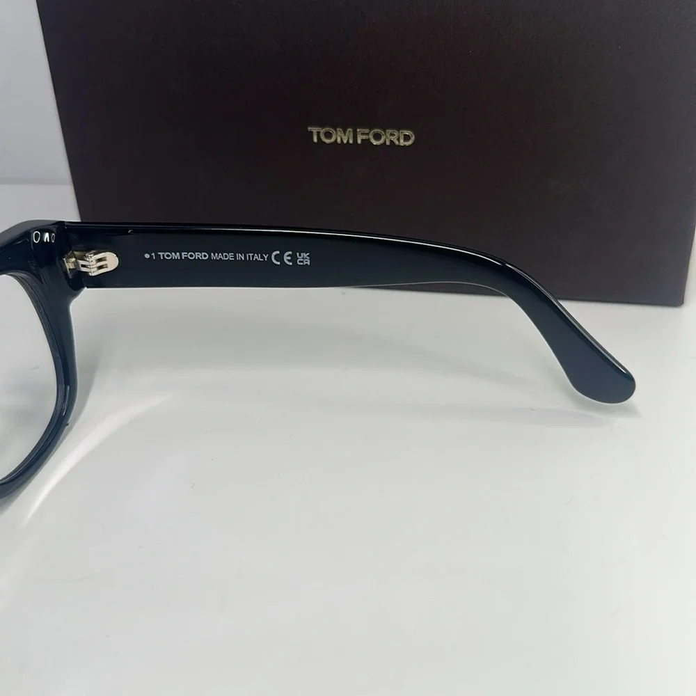 Tom Ford Black Eyewear with White Case